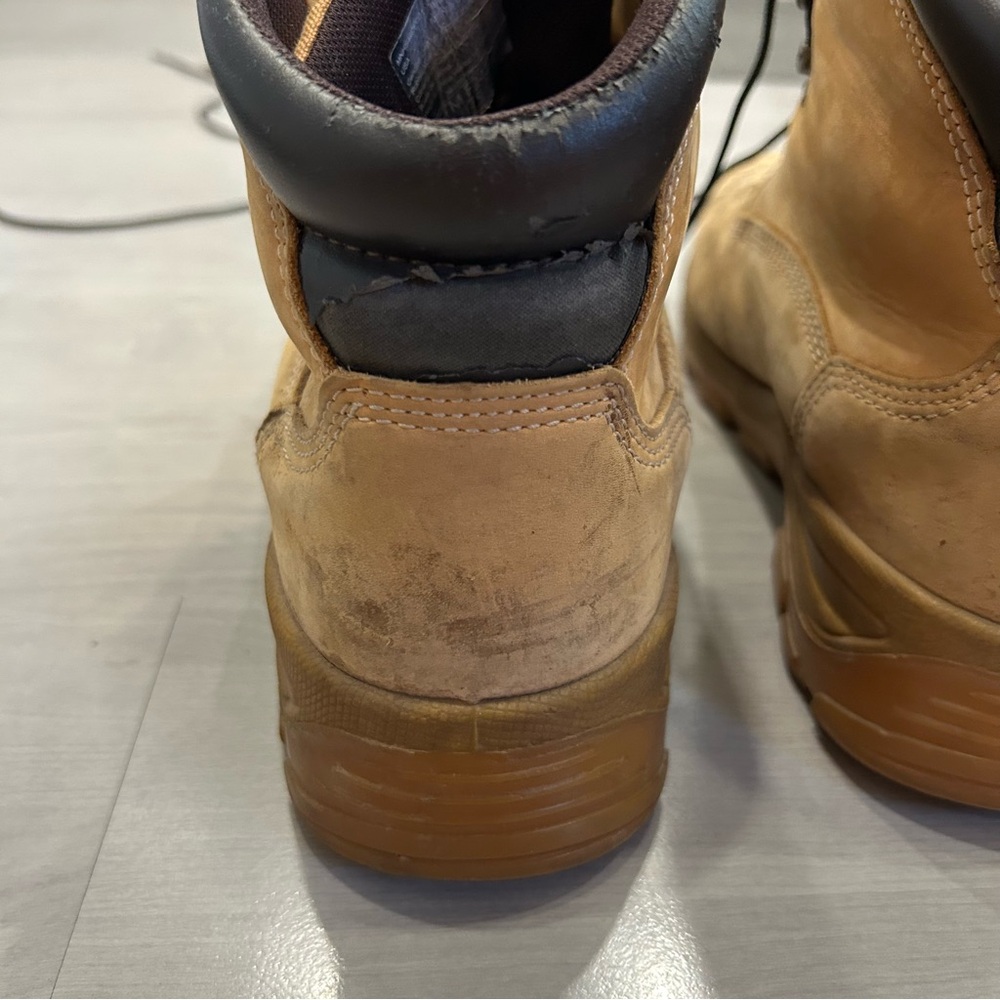 Herman Survivors Work Boots Mens 11W Leather Steel Toe Waterproof MNHS46DP001 - Picture 9 of 15